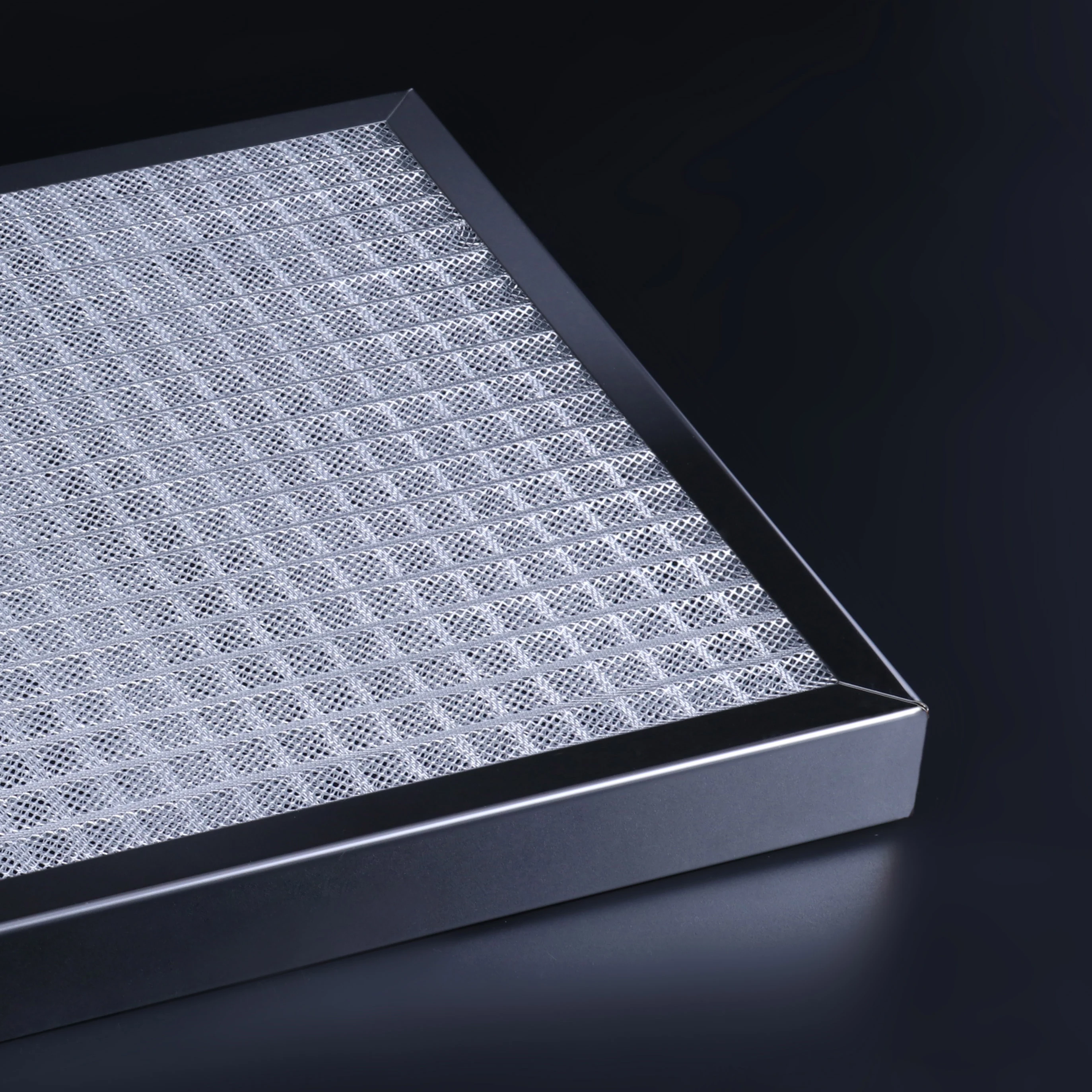 Моющийся Перманентный воздушный металлический сетчатый фильтр, оцинкованный стальной каркас, Перманентный Металлический воздушный фильтр