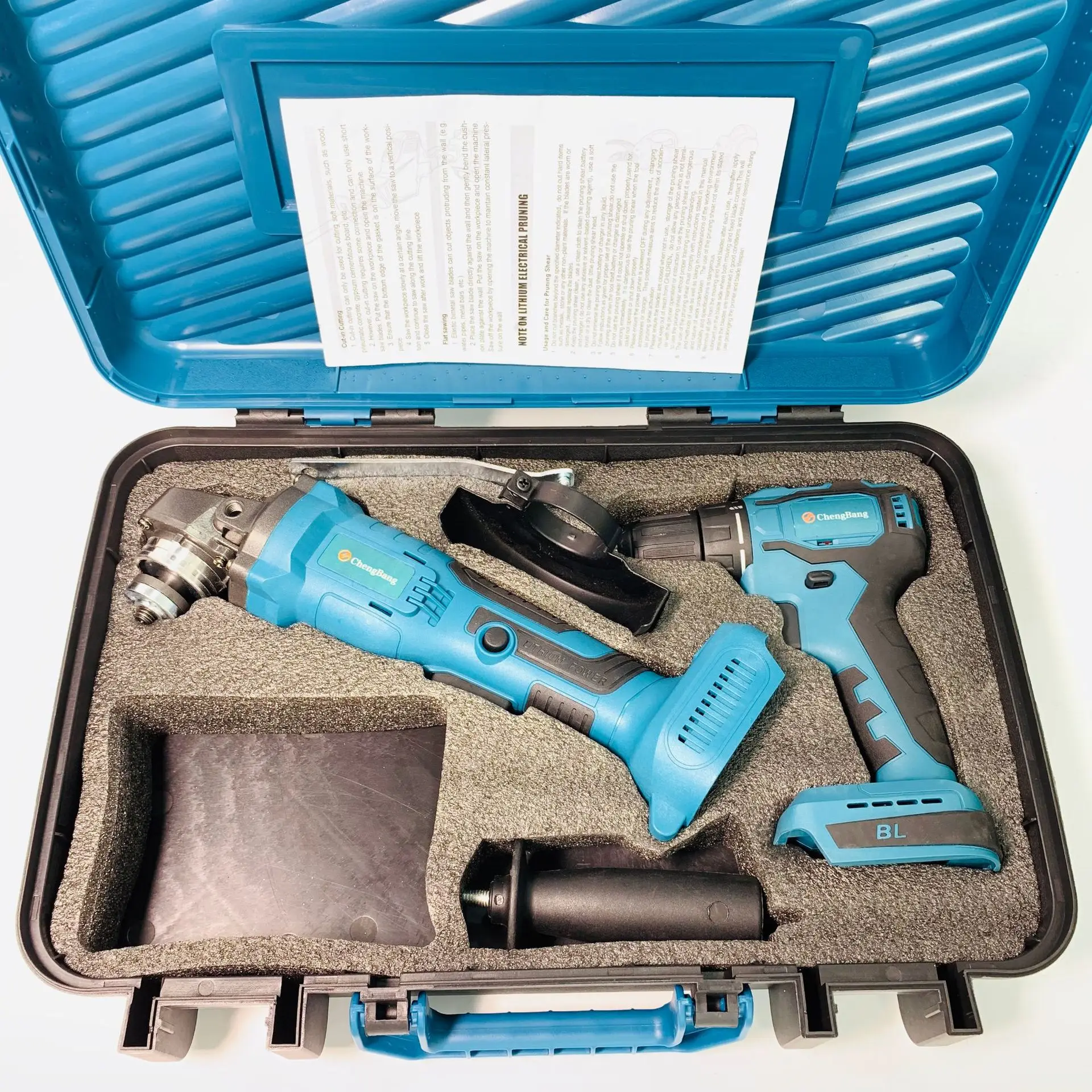 2pcs 3000mah battery makita Interface tool sets 6pcs Lithium brushless combination tool 2-piece set power drill Angle grinder
