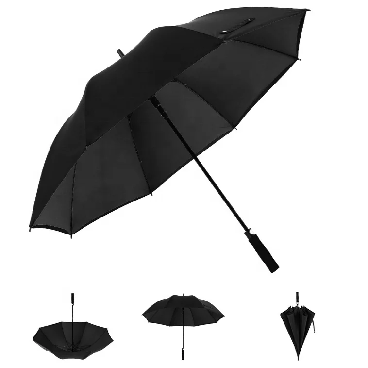 Wholesale Custom Logo Print Promotional Cheap Big Automatic Sun Rain Parasols Golf Umbrellas