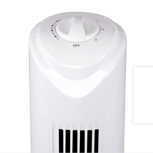 Electric Power Source and Plastic material air Cooling  2 hours timer 29' Tower fan with timer