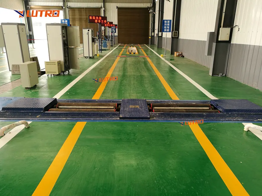 5T 10T vehicle suspension performance tester auto testing lane Axle (wheel) weight meter vehicle inspection station