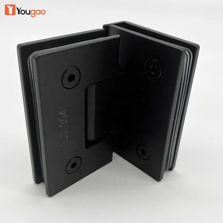 90 Degree Glass Shower Door Hinge Stainless Steel Door & Window Hinges black 8-12mm frameless glass door hinge