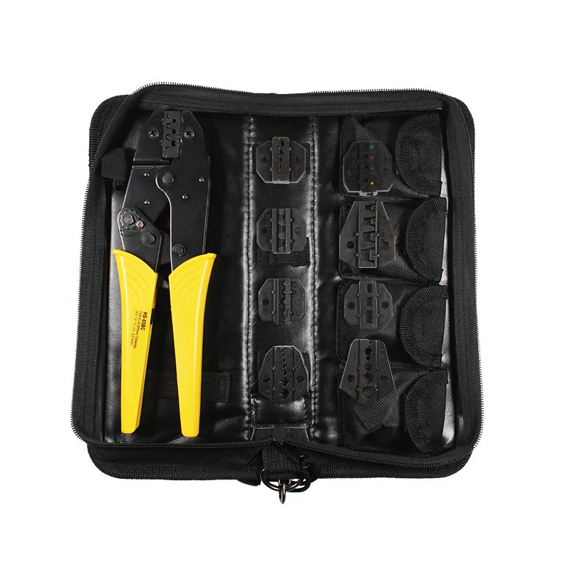 Запчасти для прессовочной машины комплект HS-03BC 8 челюсти для штепсельной вилки трубка/изоляционные/без утеплителя/коаксиальный кабель терминалы комплект 9in обжимные клещи