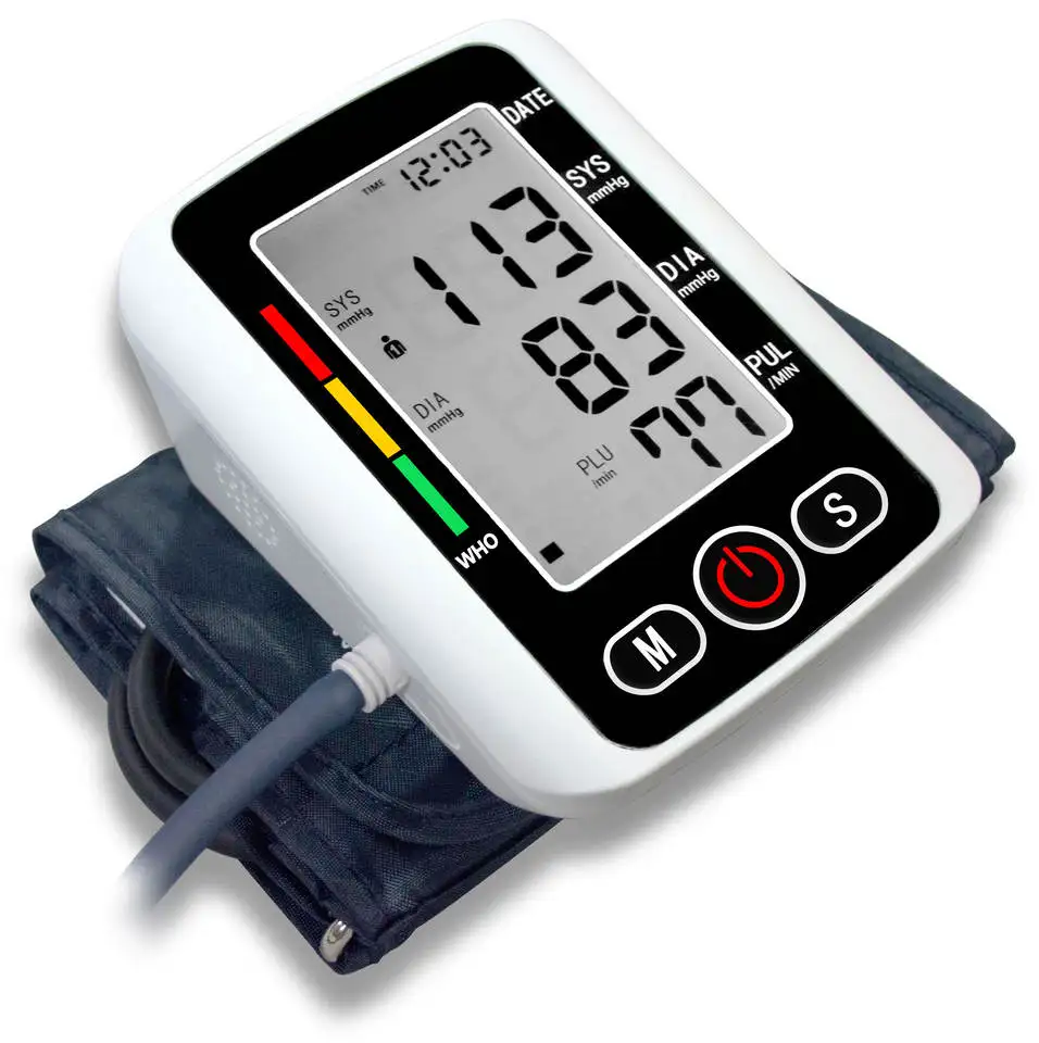 SZMIQU OEM Electronic Upper arm Blood Pressure Monitor Digital Automatic Measure Blood Pressure with Large LCD Display