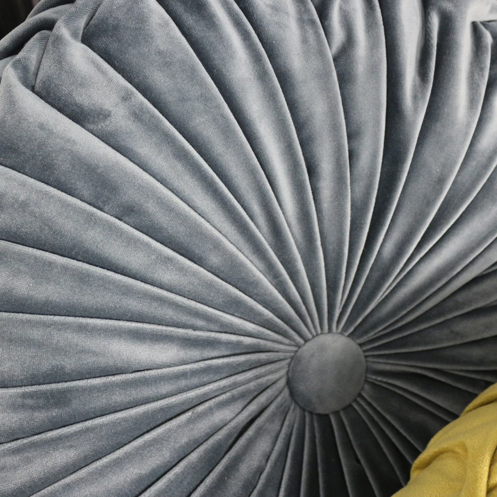 
OEM wheel meditation sofa floor velvet round seat pillows cushion cover for home decor 