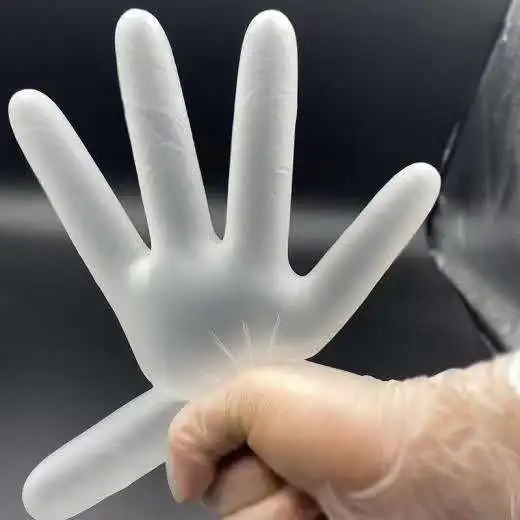 PE Plastic HDPE Disposable Gloves PE Polyethylene Disposable Gloves