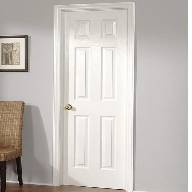 DAIYA Wooden Doors Design Modern Matte Lacquer Interior Flat Glass Door pvc bedroom door prices