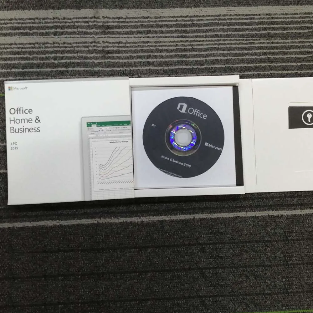 Wholesale 10 pcs Office Home and Business 2019 for PC Lifetime License Key Office 2019 hb Online Activation Email Binding