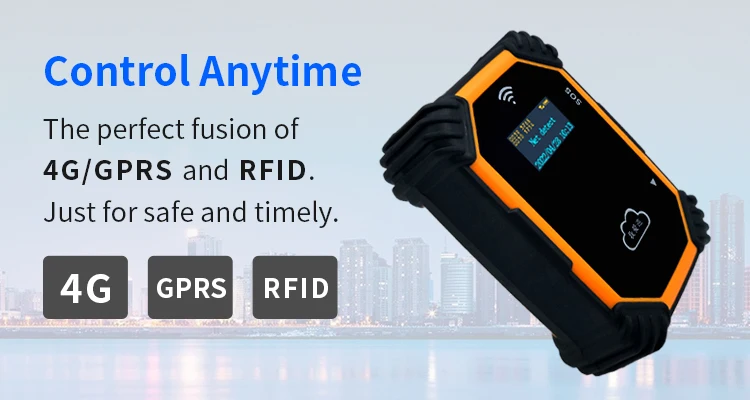 GPS 4G Real Time Alarm Tracking Devices Security Checkpoint Guard Patrol System RFID Tour Guard