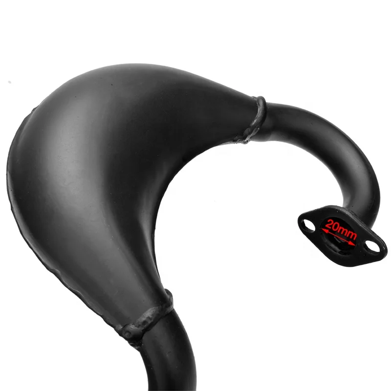 HIAORS Exhaust Muffler Silencer Pipe for 2 Stroke 47cc 49cc Pit Dirt Bike Mini ATV Quad Motorcycle Pocket Bike Engine Parts