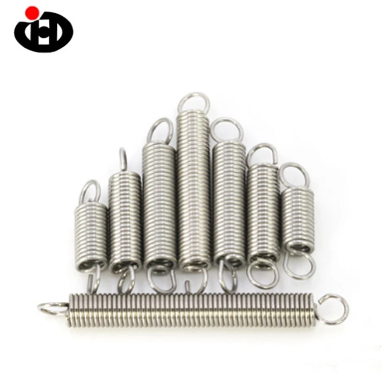 JINGHONG High Quality Stainless Steel Double Hook Small Tension Spring Stretches Strong Tension