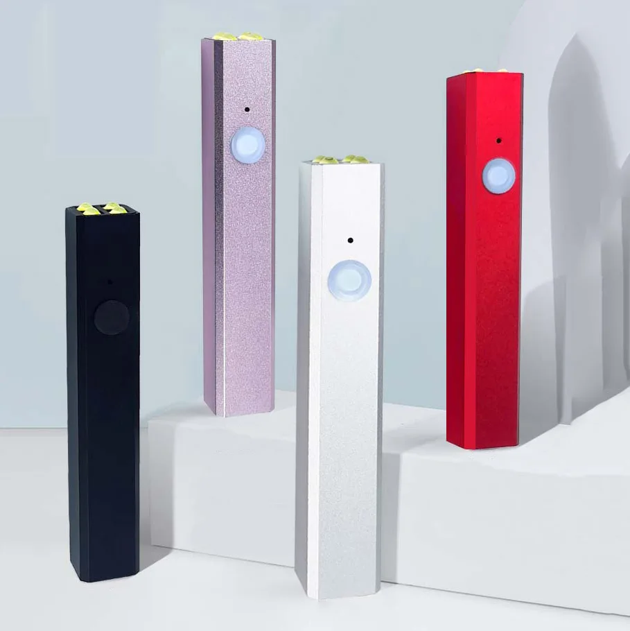 Портативный USB разъем 4 шт. 8 Вт огни белый УФ светодиодный мини-лампа для ногтей домашнего маникюра