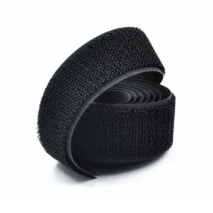 custom eco friendly self adhes hook and loop double side tape hoop loop cable winder ties small usb cable organizer management