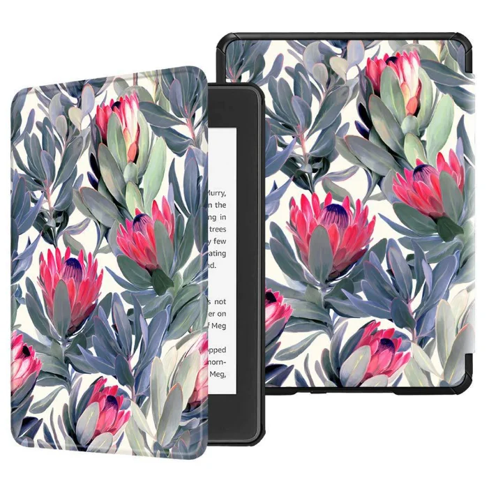 
Aicoo Wholesale Flip Case Cover for Kindle Paperwhite 4 Colorful Painting TPU Shell For Kindle Paperwhite 4 10th 2018 