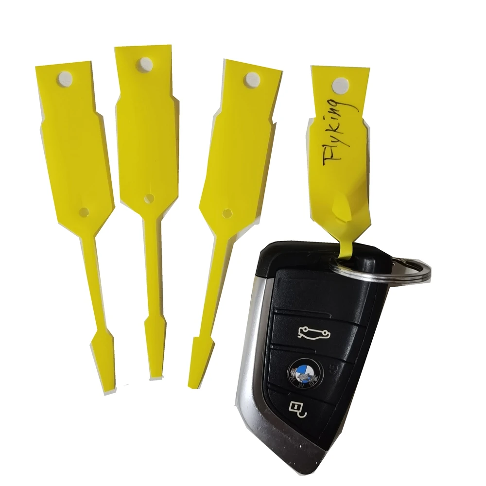 Поли-брелок автомобильные брелоки самоламинирующиеся пластиковые с кольцом