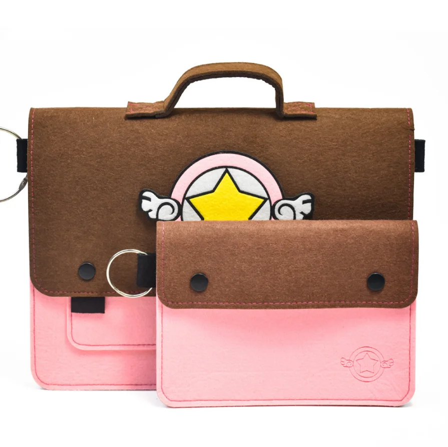 2022 new felt handbag computer bag cartoon flat protective cover