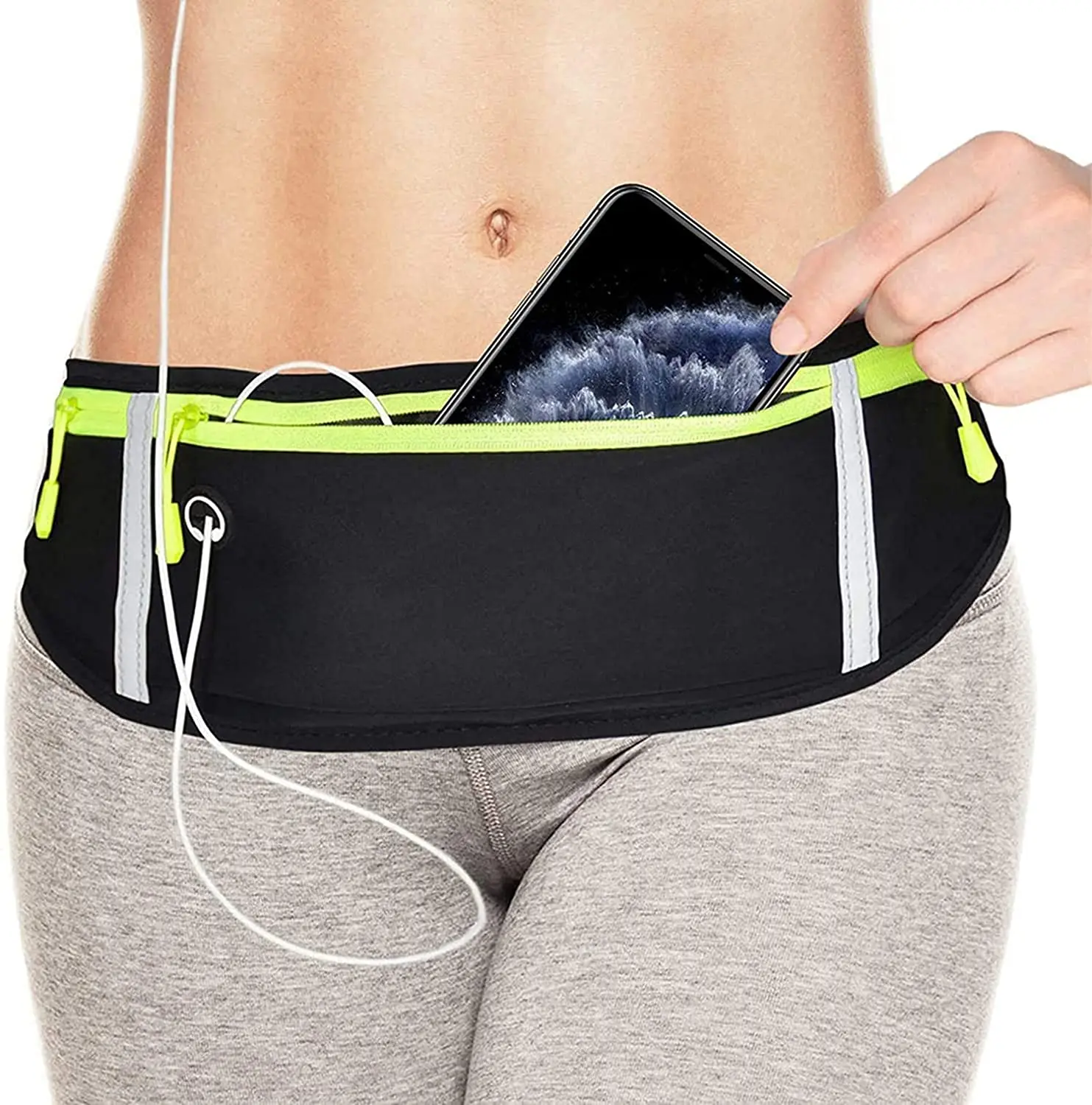 Hot Cakes Fashion Adjustable Sport Running Money Belt Neoprene Fanny Pack Waist Bag for iPhone 13