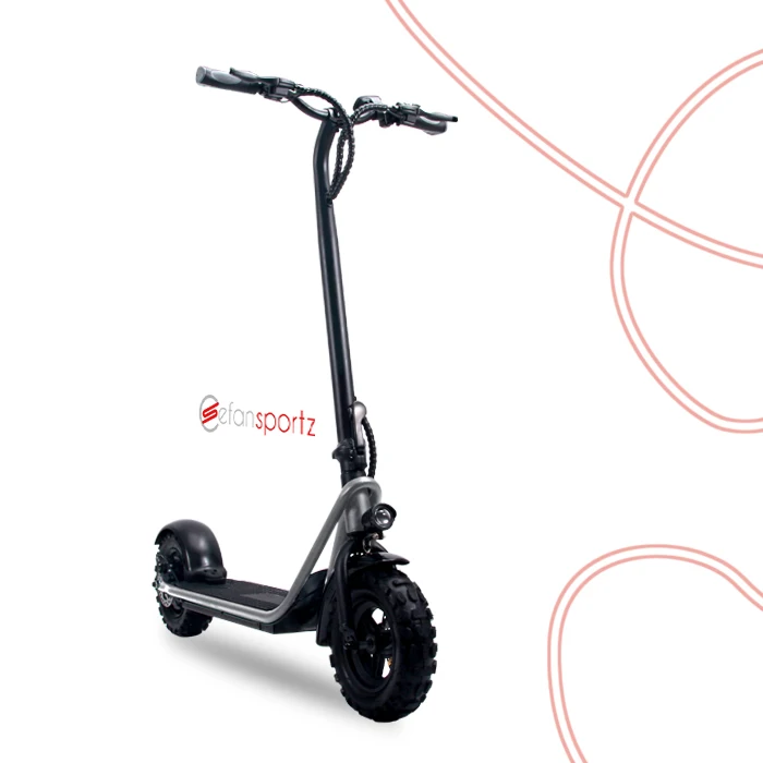 CE EN17128 Urban E scooter powerful 500W Motor equipped with 11 inch extra wide all terrains tires 480Wh Battery