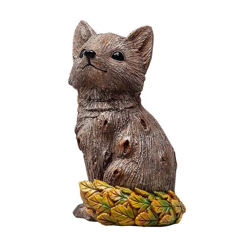 Wholesale Garden Ornaments Fun Resin Animal Figurines Easter Bunny Rabbit Statue