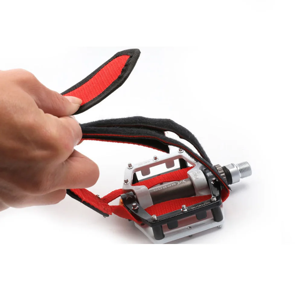 
Nylon Velcro Straps for Bicycle Pedal Length Adjustable Pedal Foot Cover Bike 