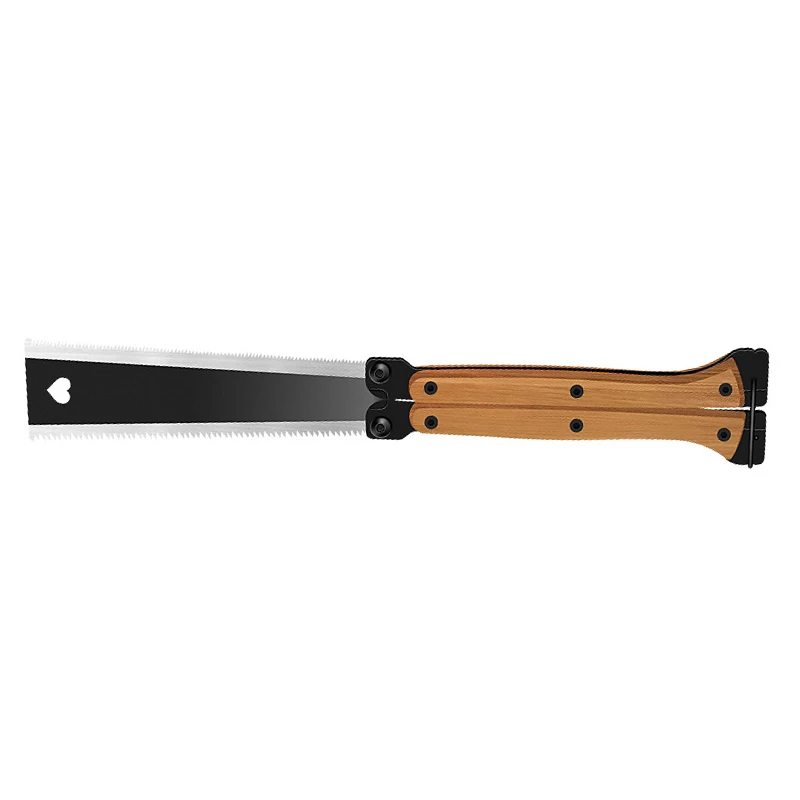 foldable butterfly saw household small handheld felling saw double-sided grinding hand saw