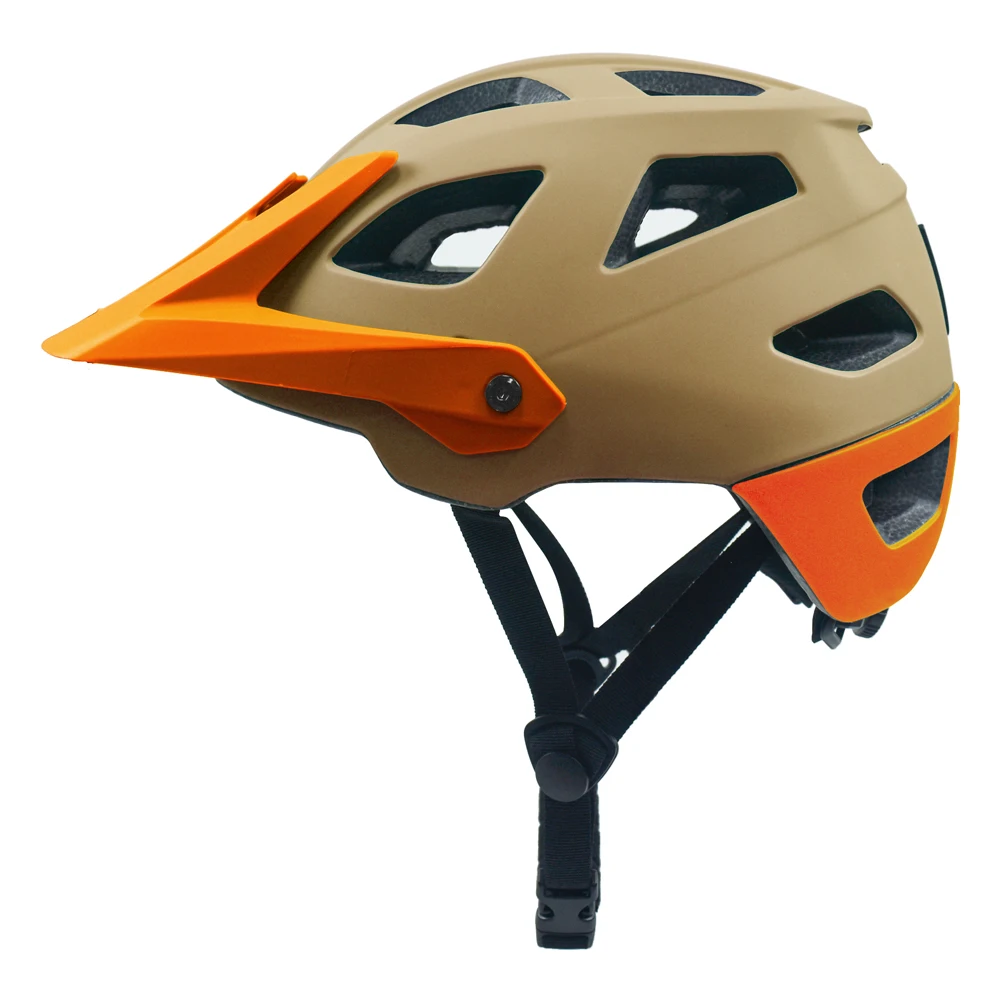 Mountain Bike Helmet Manufacturer Youth Mtb Road bike helmet with rear light and Removable Sun Visor MTB Cycling Helmet adult