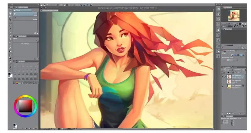 Ссылка для онлайн-загрузки Win / MacOS 1.11.9 программное обеспечение создания манги зажим студийной краски EX