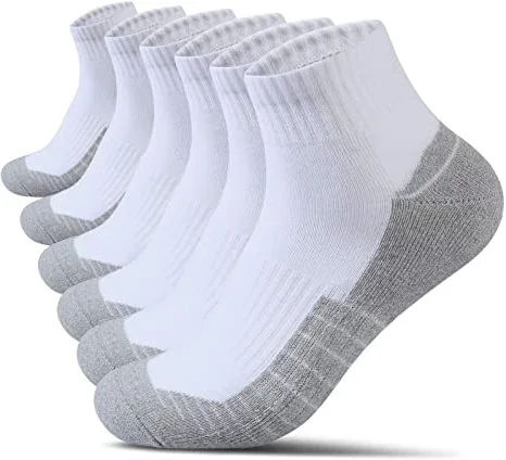 Men Women Max Cushion Thick Hiking Running Sport Ankle Quarter Socks