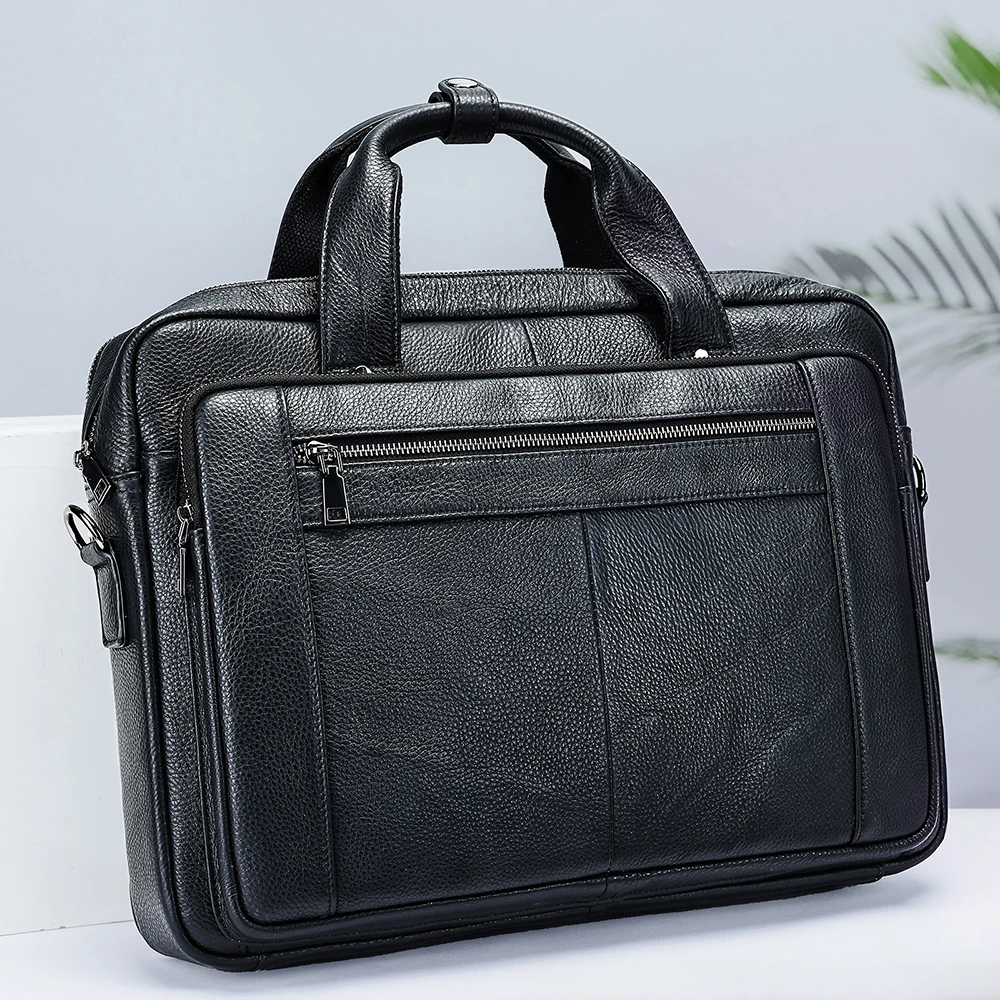 MARRANT Genuine Leather Business Office Men Briefcase 16 inch Laptop Bag Leather Messenger Bag Leather Briefcase for Men