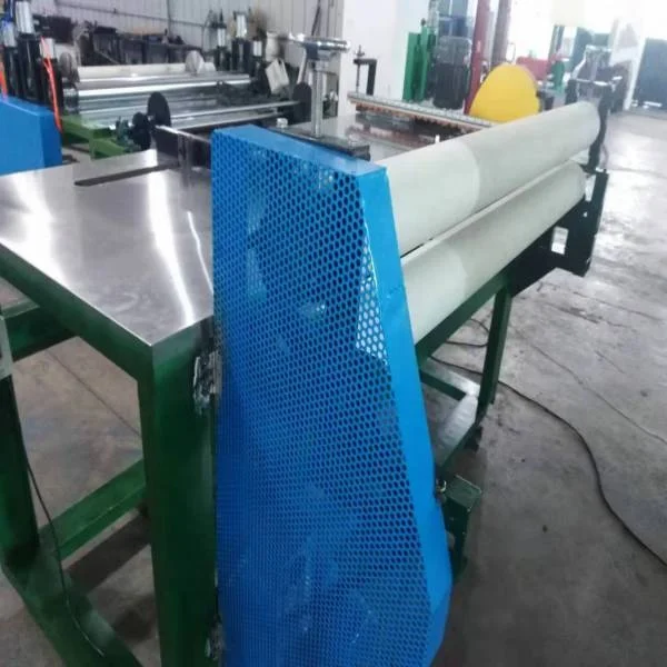 wresting pad full production line XLPE foam sheet edge to edge overlap notching making machine