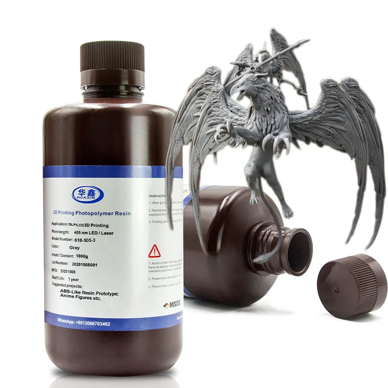 Huaxin Conjure Sculpt 405nm UV Photopolymer Resin For Elegoo Mars/Anycubic SLA LCD 3D Printer Chitu Resin