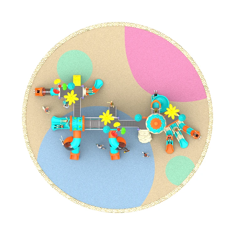 Детская наружная пластиковая трубка Слайд оборудование для игровой площадки слайд