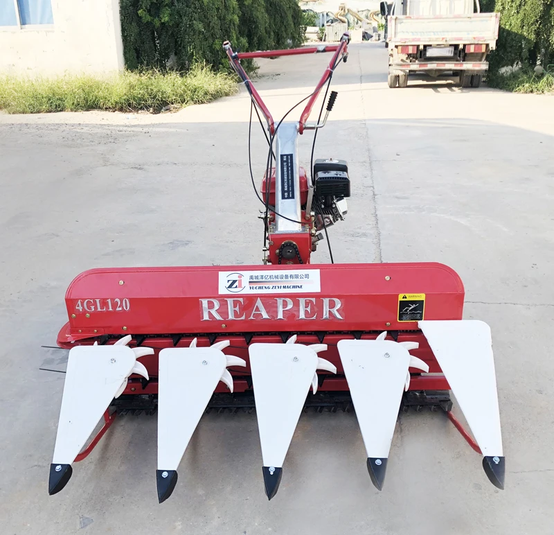 Rice Wheat Reaper Binder Machine Mini Harvester by Walking Tractor