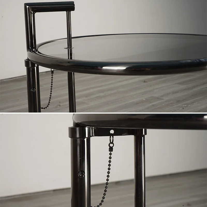 Modern Small Set High Top Long Narrow 2 Tier Round Dj Bar Table For 6