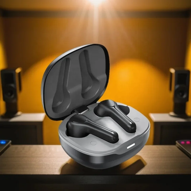 Oforui Active Noise Reduction 5.4 Bluetooth Wireless Headphones Display with Microphone Wireless Earbuds