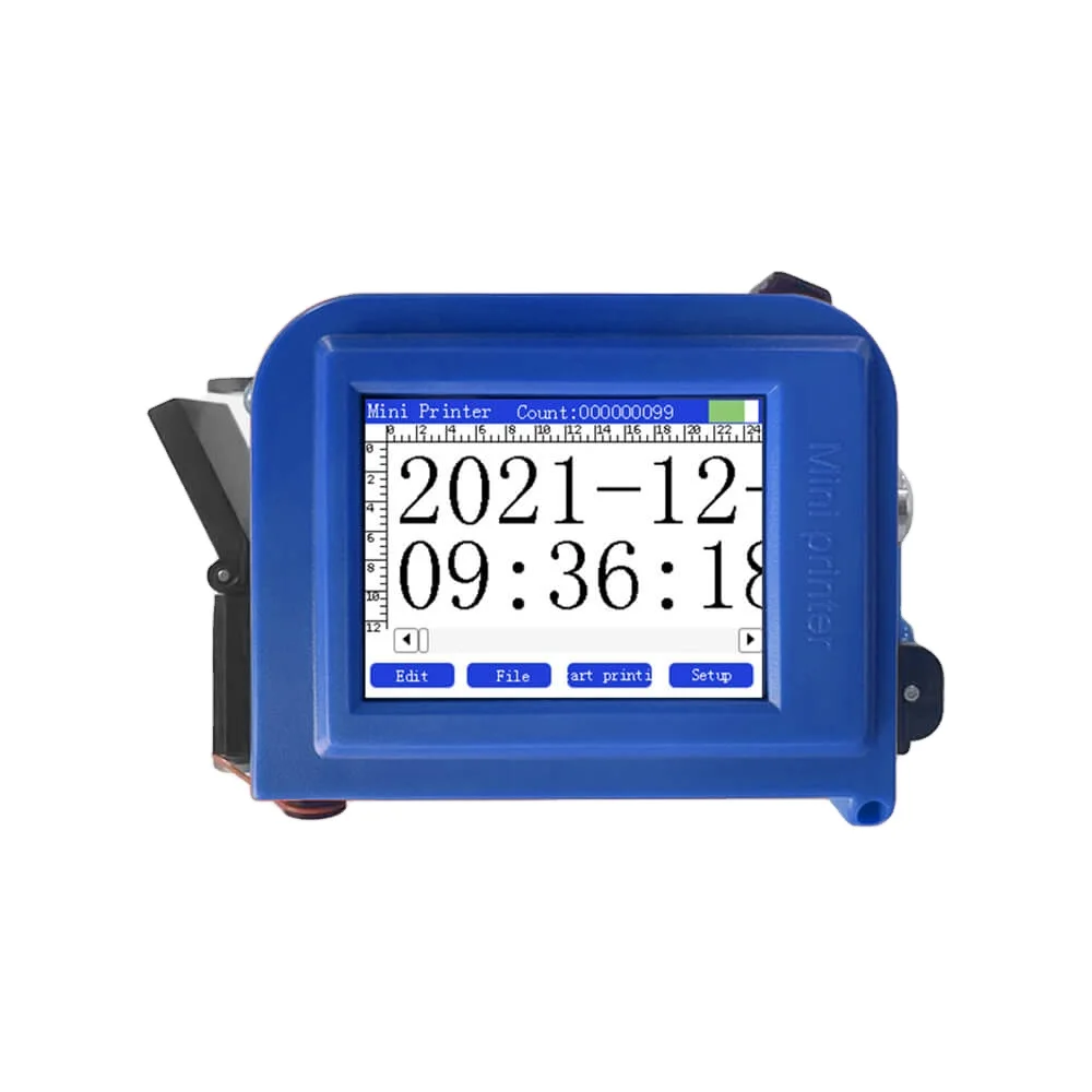 Water Bottle Printing Machine Expiry Date Batch Number Coding Machine or Nylon PE Vacuum Bags PET Film Date Printer for PA PE