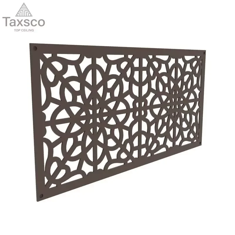 Laser Cut Privacy Fencing Panel Exterior Decorative Garden Screening Metal Panels