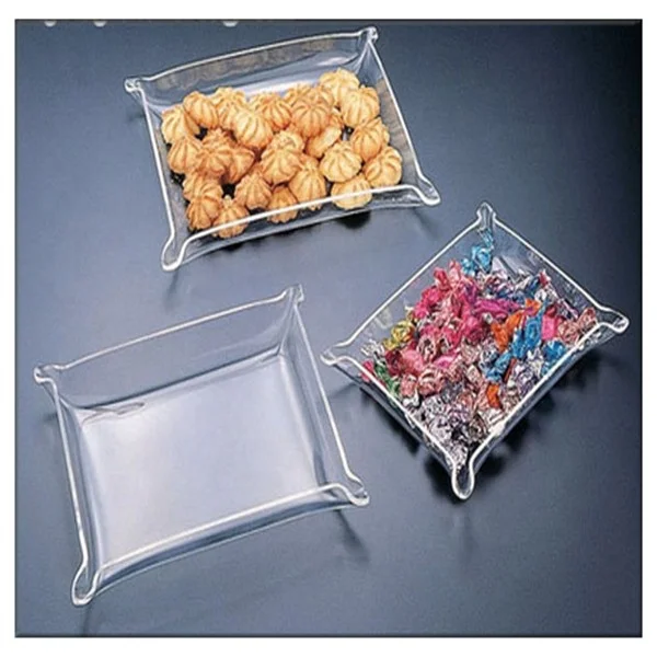 Custom Acrylic trays acrylic food trays acrylic serving trays