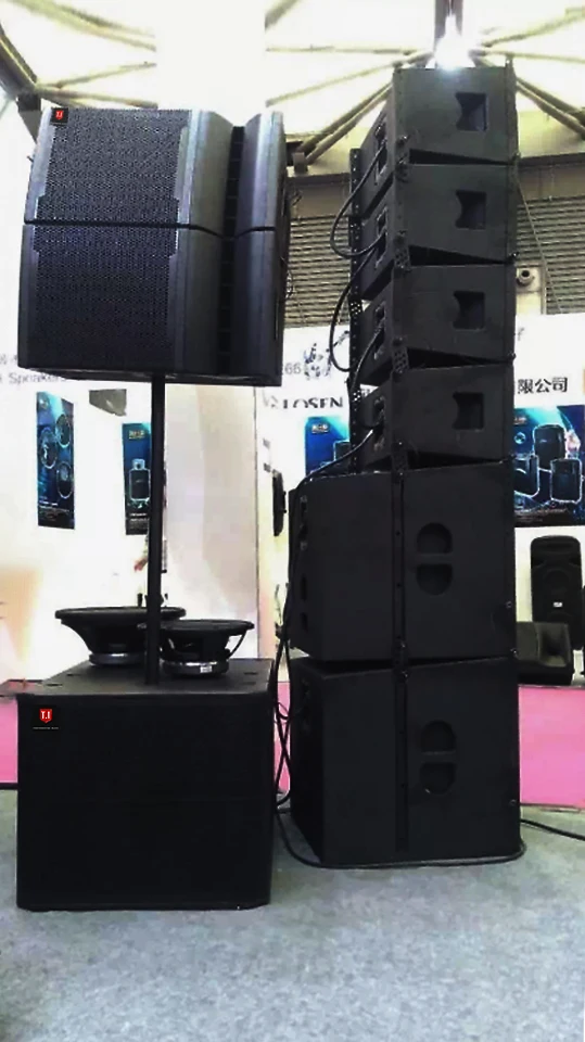 New arrival professional dj ktv concert stage sound speaker single 12 inch line array system speakers