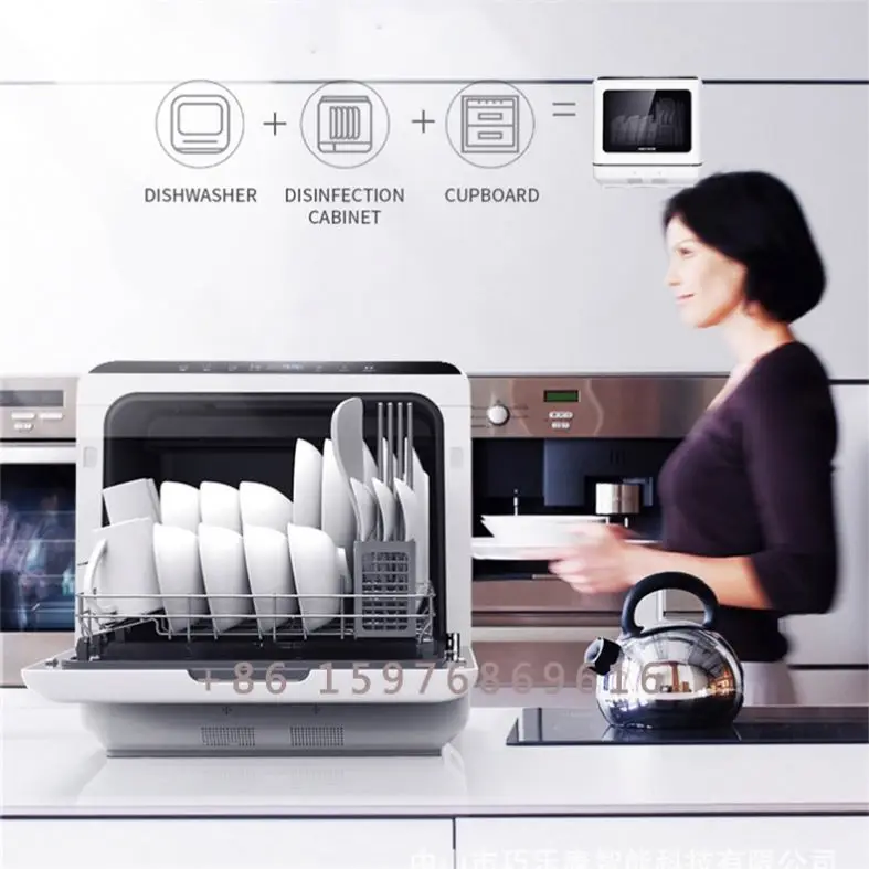 Стиральная машина для мытья посуды OEM портативная посудомоечная выдвижной ящик столешница 100 В ~ 220 50 Гц/60 Гц электрическая TP-82202 12 кг