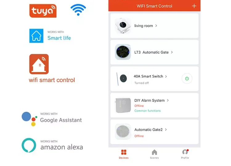 Интеллектуальный сенсорный настенный котел для горячей воды 86 мм Wi-Fi 40 А