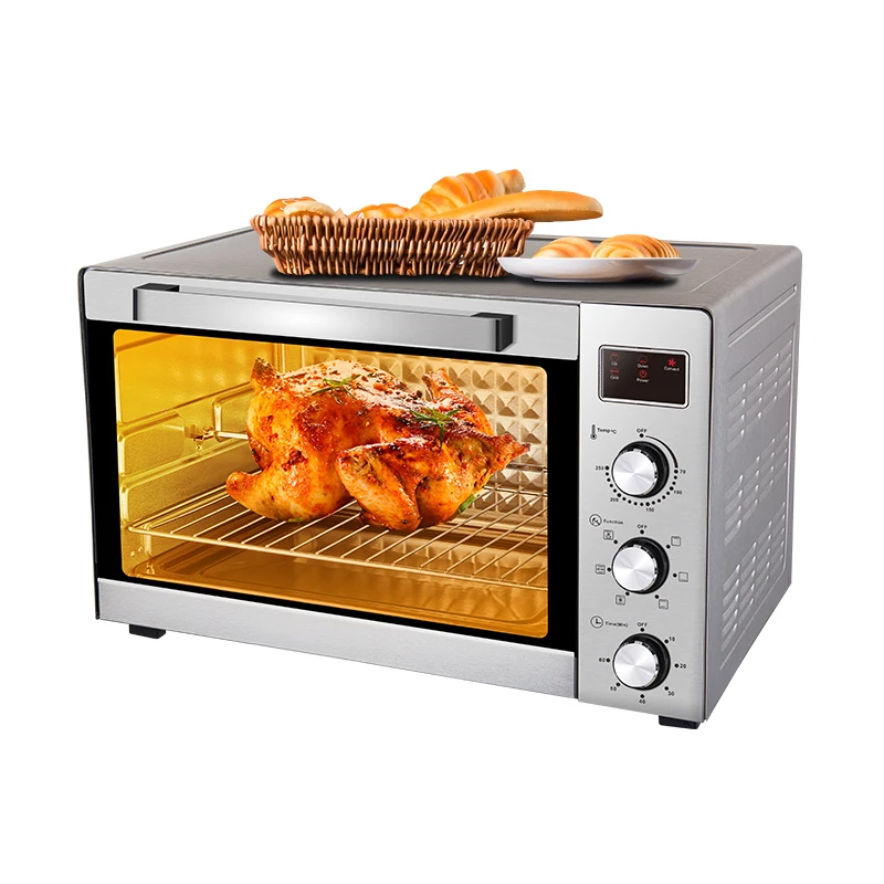 Easy to clean Portable home mini thermostat electric pizza bakery chicken cake convection flavor wave oven