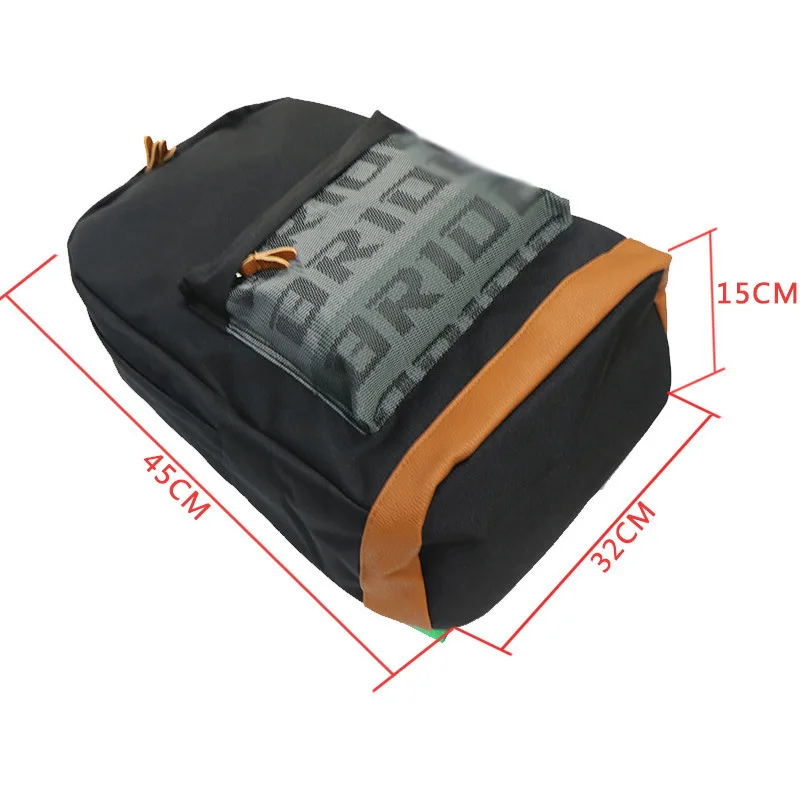 Best Multi-funactional Waterproof Large Capacity Portable Brown Bottom with Red Bride Harness Straps Jdm Bride Racing Backpack