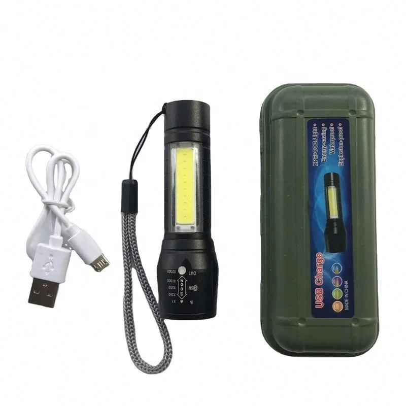 Миниатюрный многофункциональный брелок-фонарик с зарядкой от USB карманный миниатюрный водонепроницаемый магнитный светодиодный фонарик