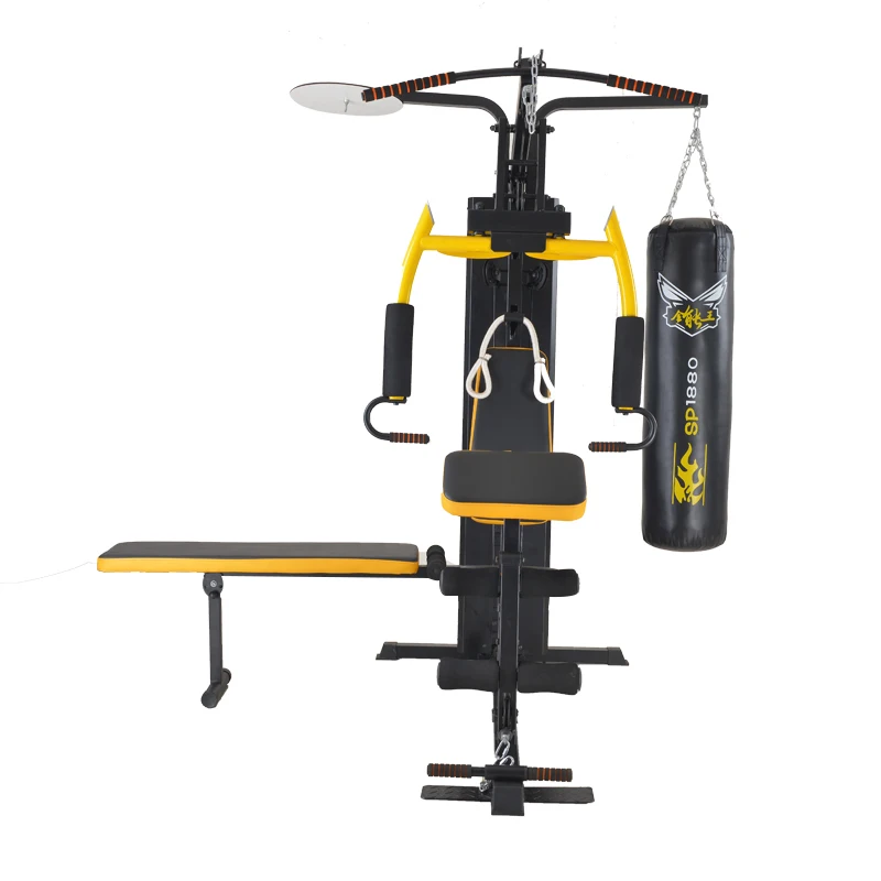 Три станции, комбинированный домашний тренажер для силовых тренировок, тренажер для фитнеса