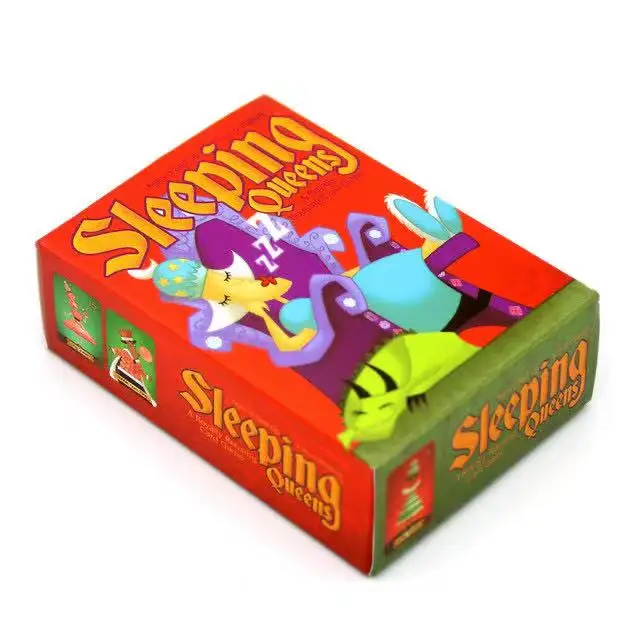 Printing game cards high quality cardboard drawer box games custom playing cards