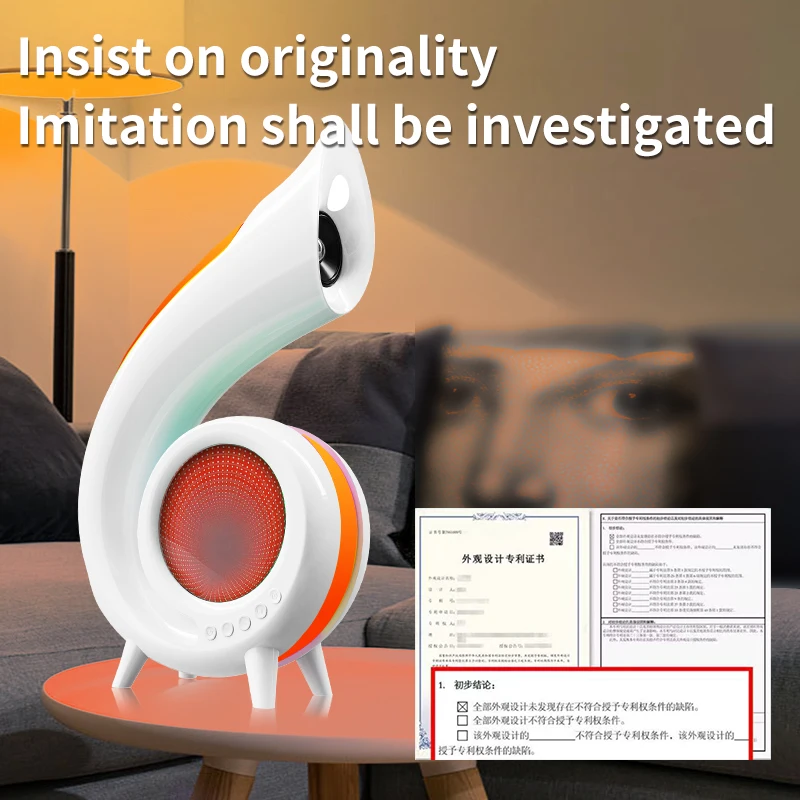 G69 multi-function bluetooth speaker abyss lamp colorful atmosphere lamp table lamp clock alarm clock mirror six-in-one speaker