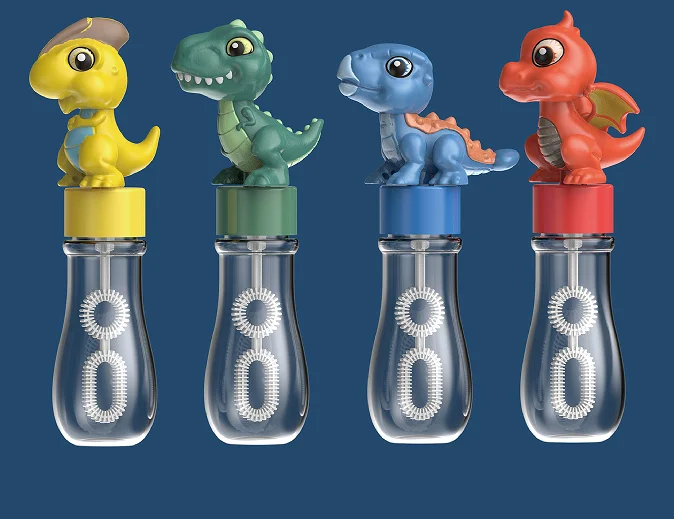 Wholesale summer outdoor party toy candy toys dinosaur bubble stick bubble toy for kids