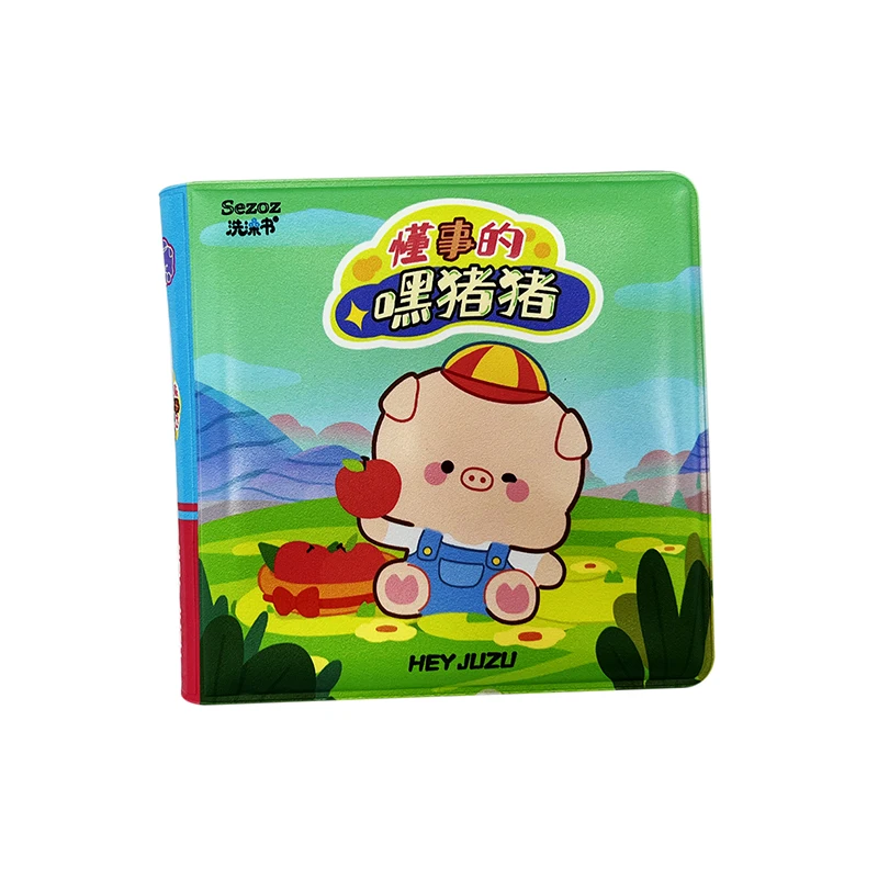 Waterproof Early Educational Floating Cartoon Pattern Toddler Eva Book Reading Bath Book