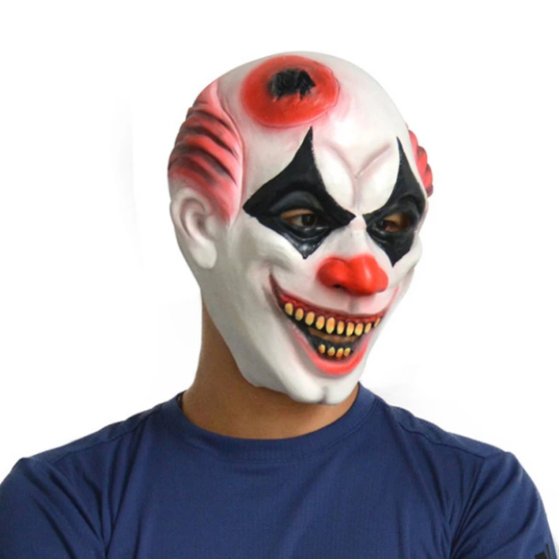 
Joker Mask Movie The Dark Knight Cosplay Horror Scary Clown Mask Halloween Latex Masks Party Costume 